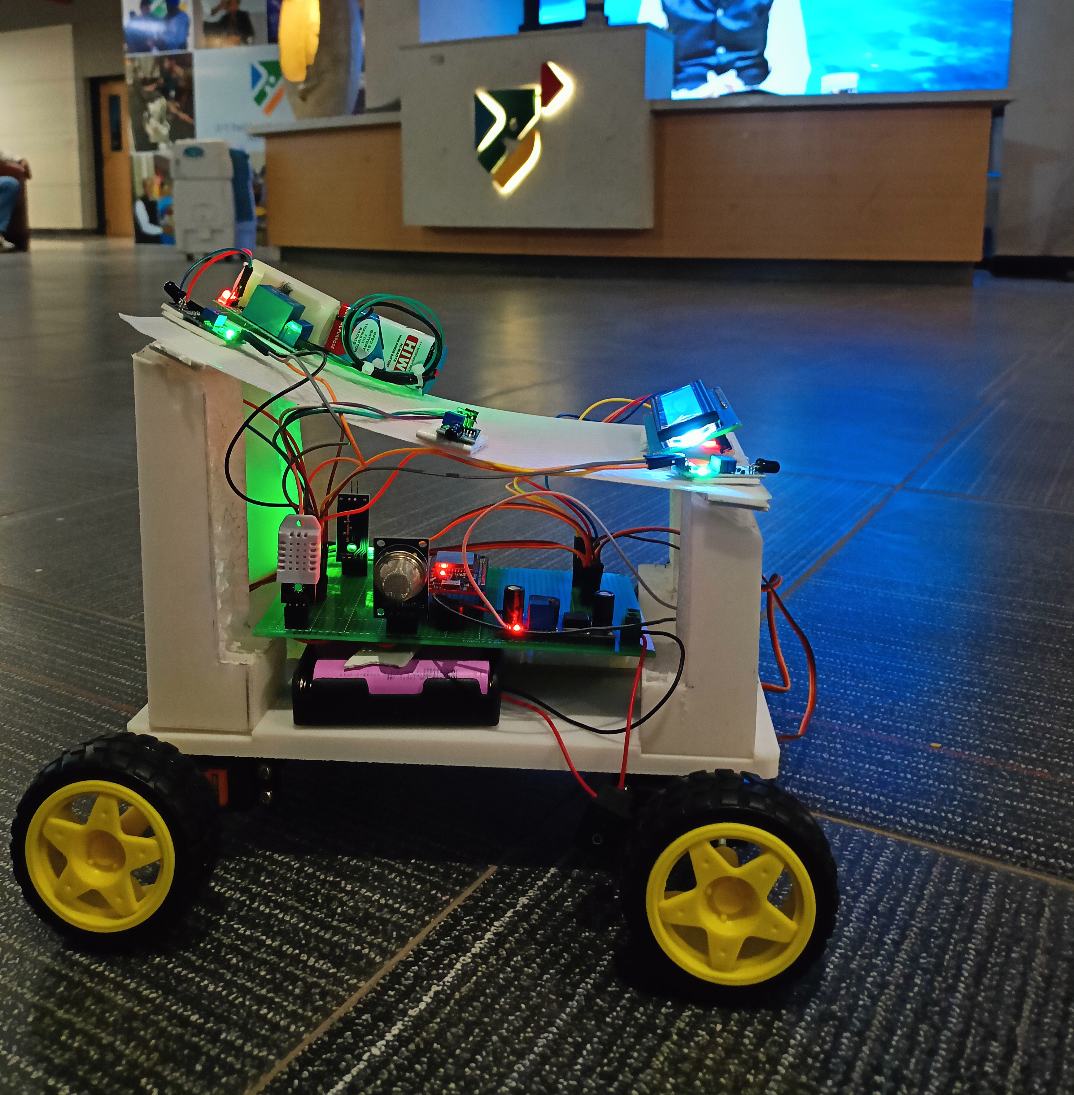 Fire Detection and Suppression vehicle